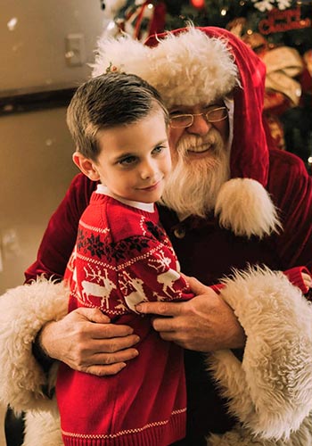 Kiddi Kollege Boy With Santa Kiddi Kollege Boy With Santa