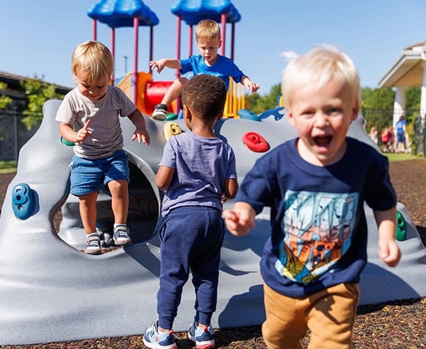 Children Playing Outdoors
